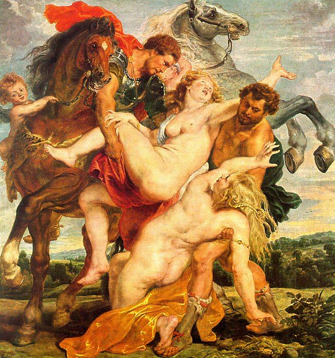 Peter Paul Rubens The Rape of the Daughters of Leucippus oil painting picture